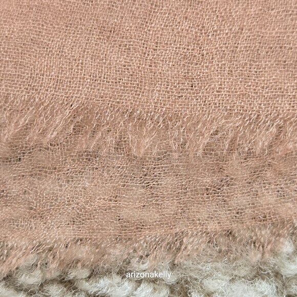 NWOT Ovcio Cashmere Featherlight Scarf in Mocha - Picture 8 of 13